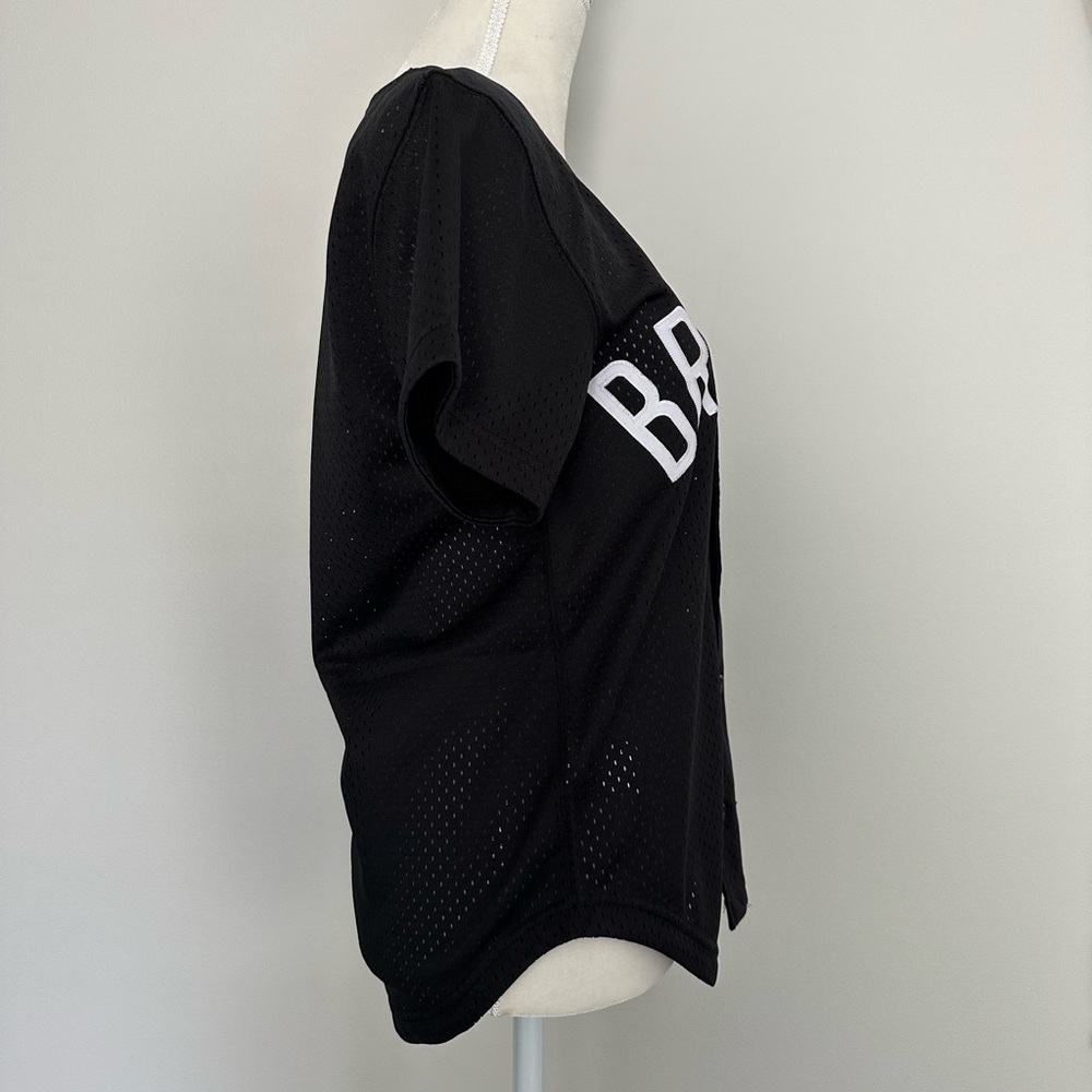 ✨ SOLD ✨ EUC!! Mitchell & Ness Short Sleeve Mesh Brooklyn Nets Jersey Men’s XS - Picture 6 of 11